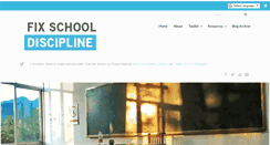 Desktop Screenshot of fixschooldiscipline.org