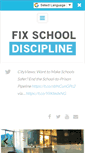 Mobile Screenshot of fixschooldiscipline.org